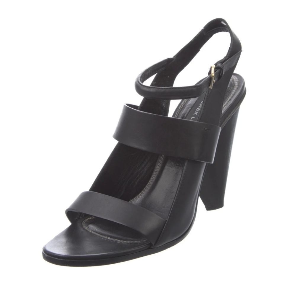Black Derek Lam leather slingback heels size 7! Such a stunner!
